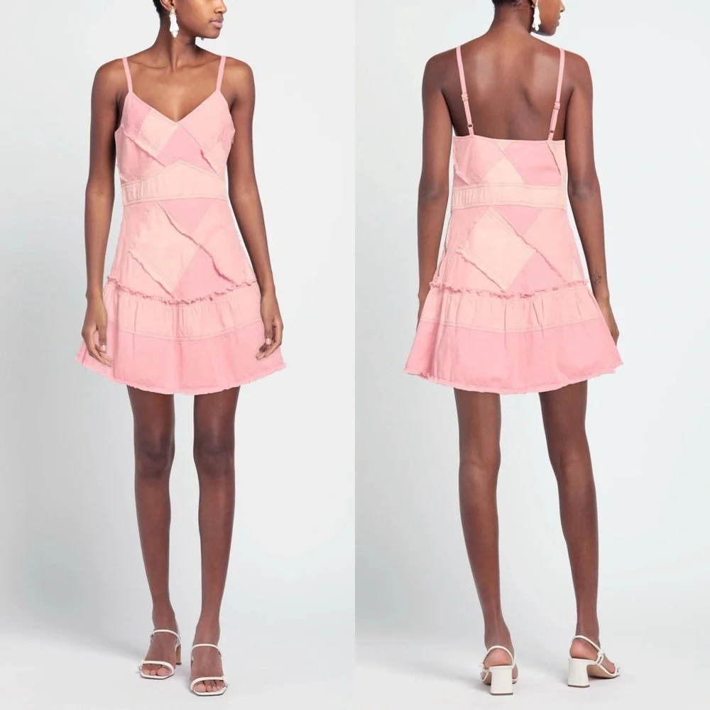 LoveShackFancy Pera Ruffle Sleeveless Minidress - Picture 1 of 7